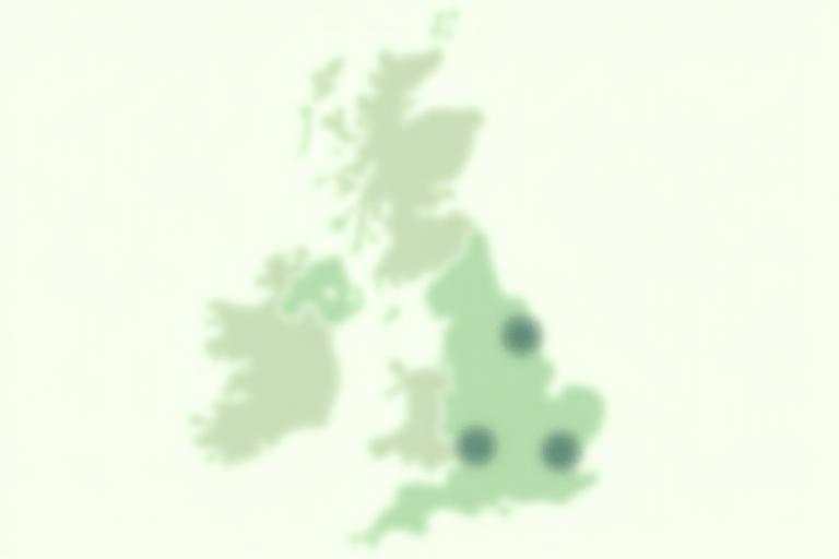Map of UK farm suppliers