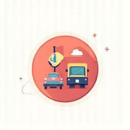 Track delivery icon